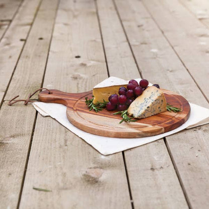 Acacia Wood Artisan Cheese Paddle by Twine®