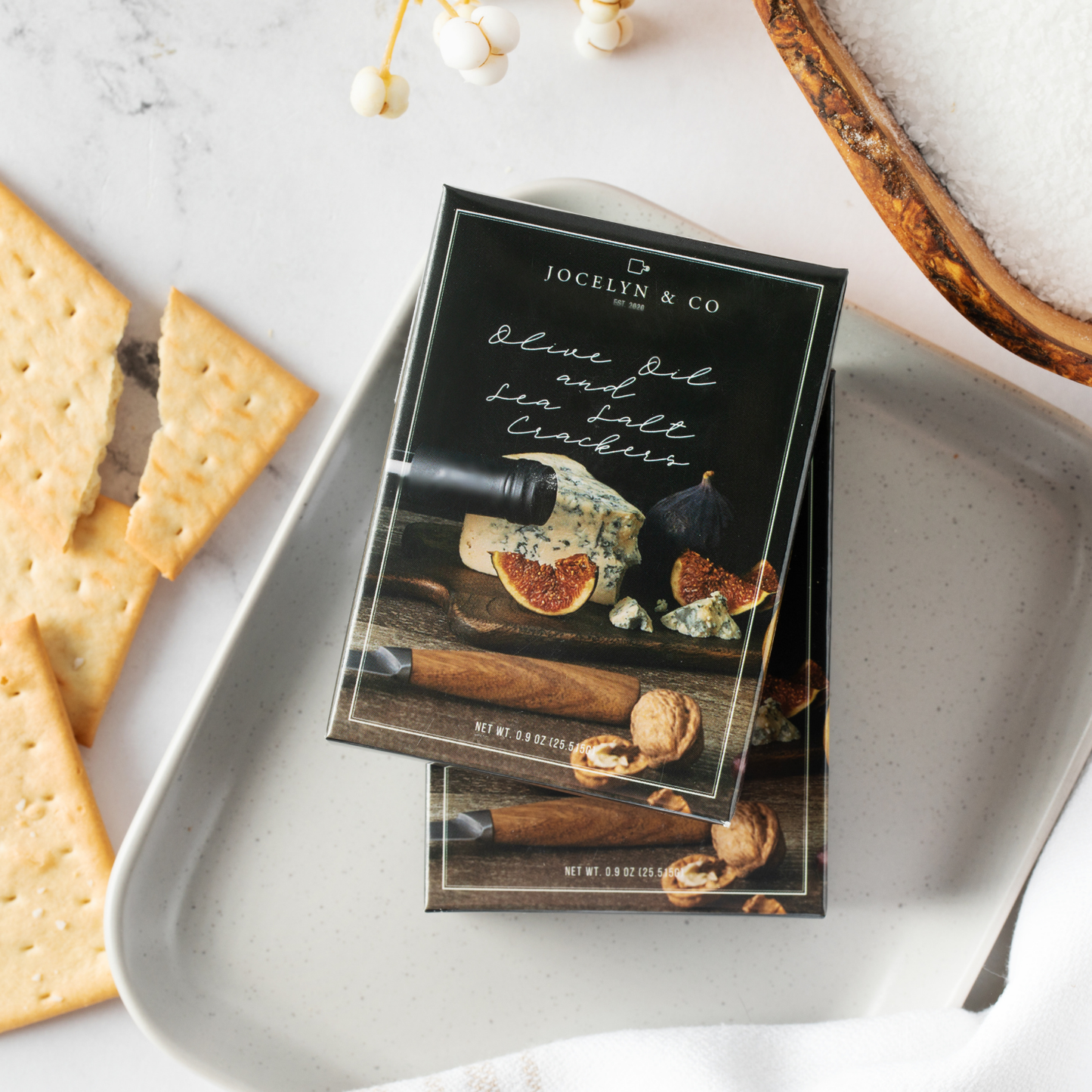 The Winery Collection Olive Oil & Sea Salt Mini Cracker