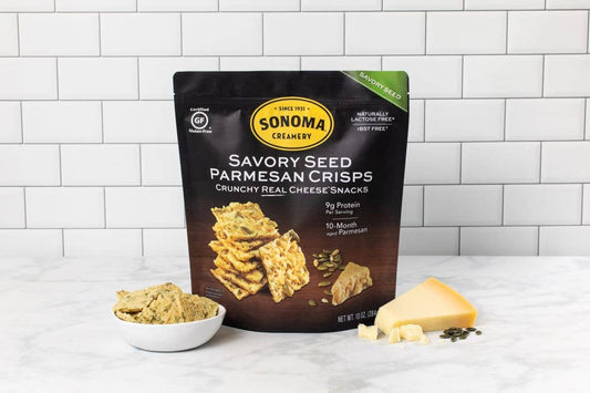 Sonoma Creamery Cheese Crisps - Savory Seed