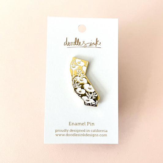 Golden State Enamel Pin