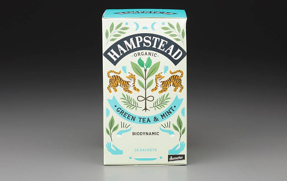 Hampstead Organic Green Tea & Mint (20 Teabags)