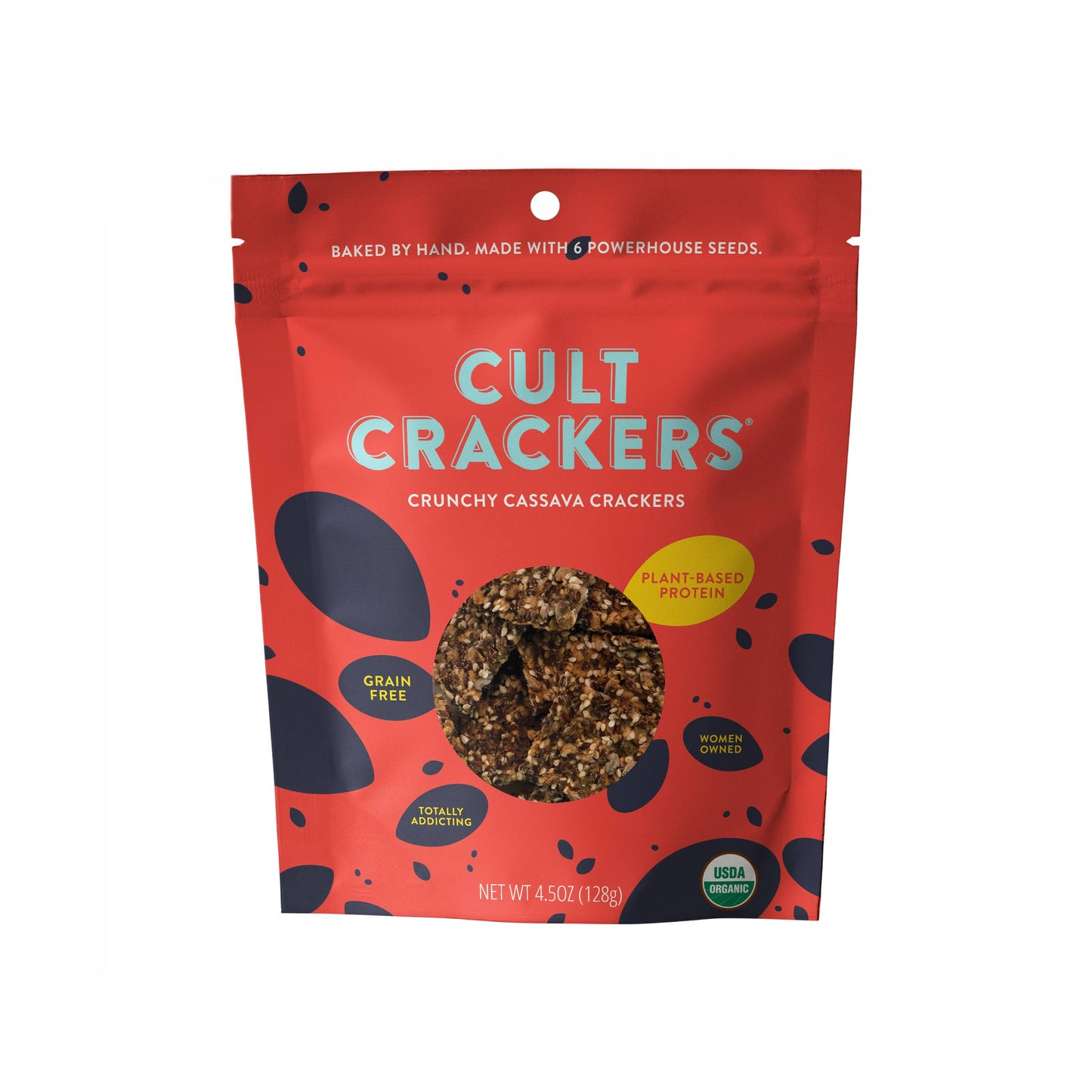 Crunchy Cassava Crackers Organic Gluten Free Snacks
