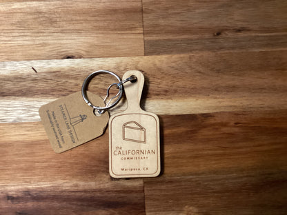 The Californian Wood Keychains