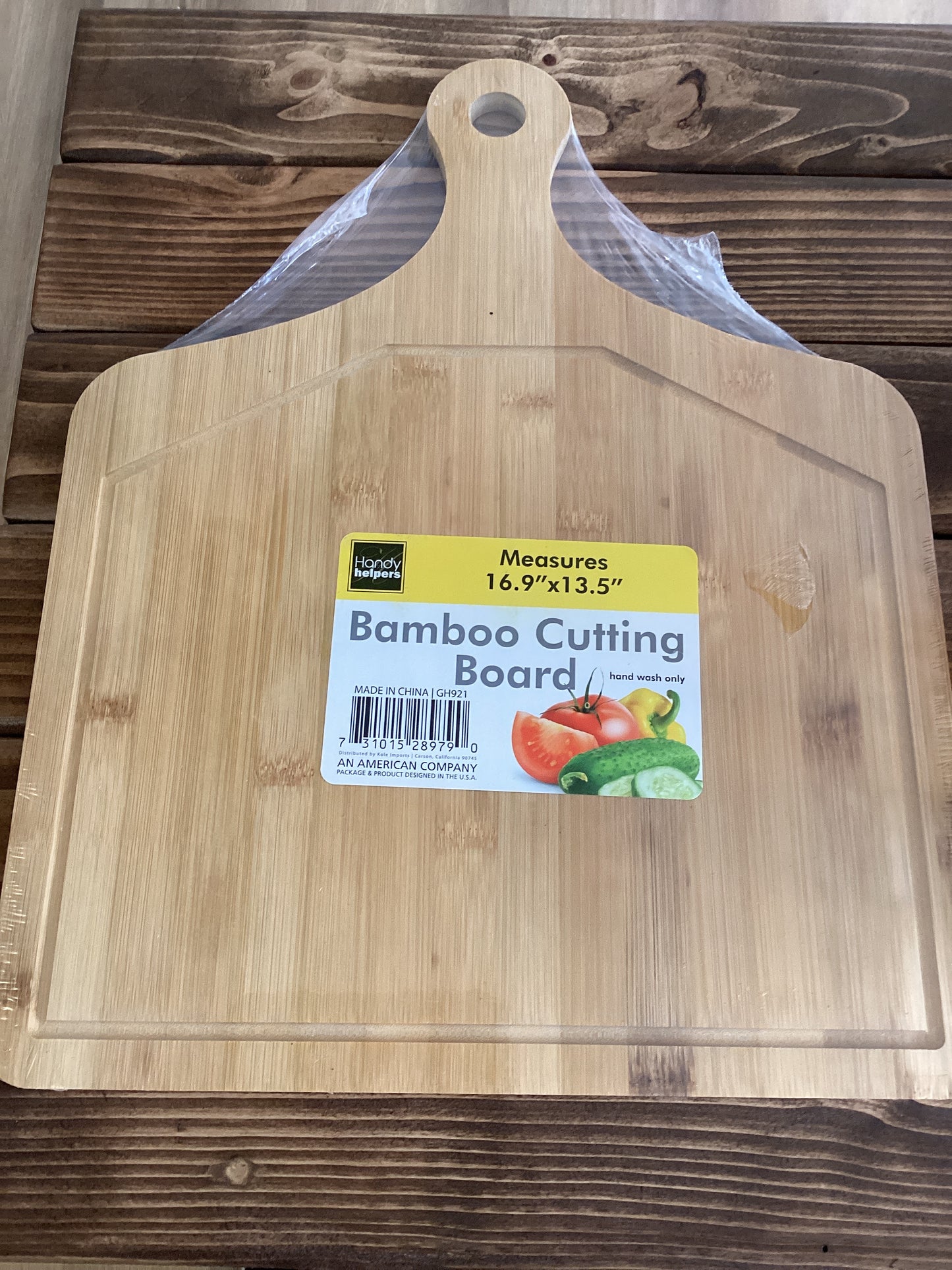 Bamboo Cutting Board w/handle